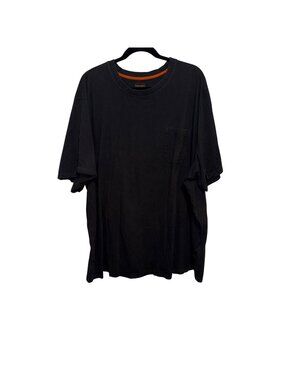 Boulder Creek Mens 7XL Tall Black Pocket T-Shirt
